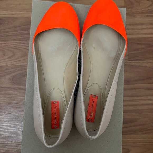 Reed Krakoff - Tan and Orange Flats - Picture 3 of 3